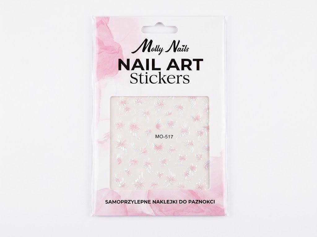 Autocollants pour ongles 5D, fleurs MO-517 Molly Nails