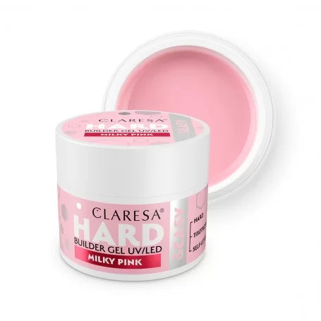 CLARESA HARD&EASY BUILDER GEL MILKY PINK 12g