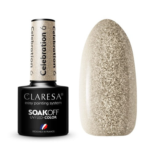 CLARESA Vernis semi permanent CELEBRATION 6 5G