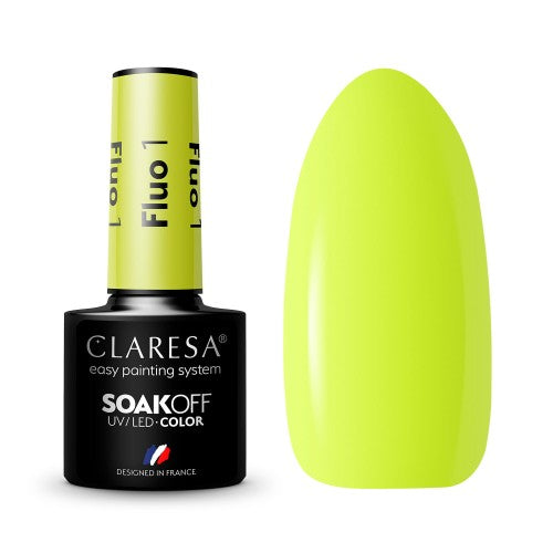 Claresa Vernis semi permanent FLUO 1- 5g