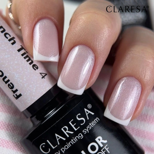 CLARESA Vernis semi permanent FRENCH TIME 4 5G