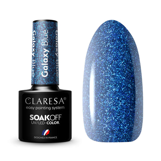 CLARESA Vernis semi permanent GALAXY BLUE 5g