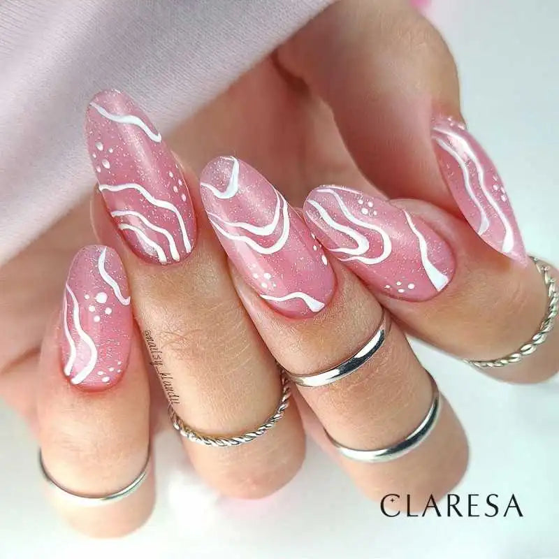 CLARESA Vernis semi permanent GLITTER 12 -5g-W