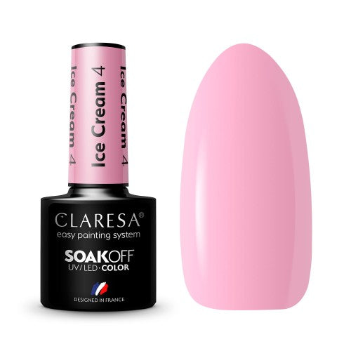 CLARESA Vernis semi permanent Ice cream 4