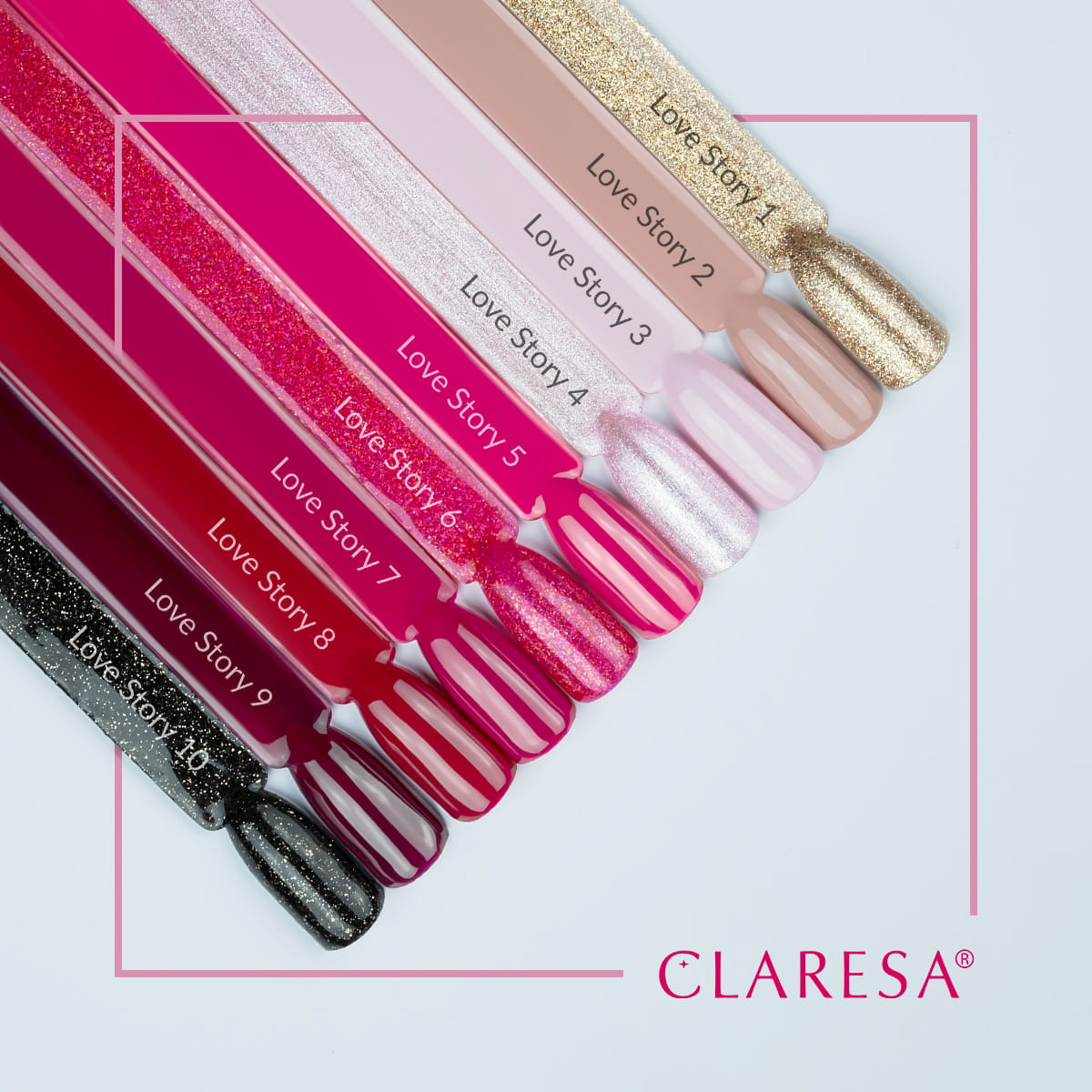 CLARESA Vernis semi permanent LOVE STORY 8