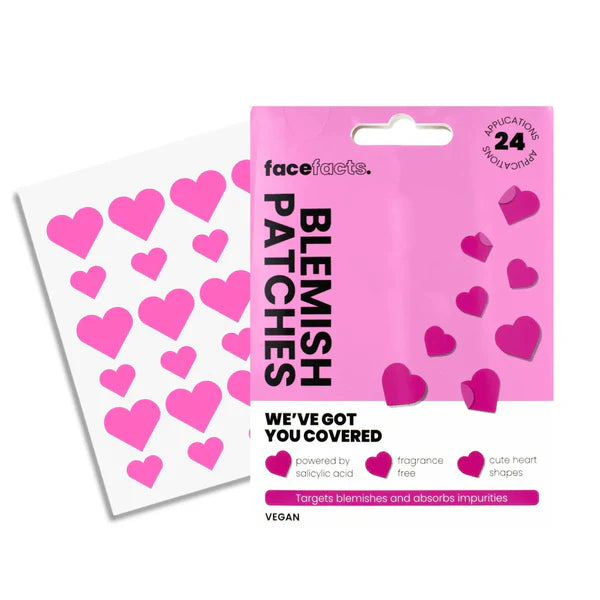 Face Facts Blemish Patches - Red Hearts