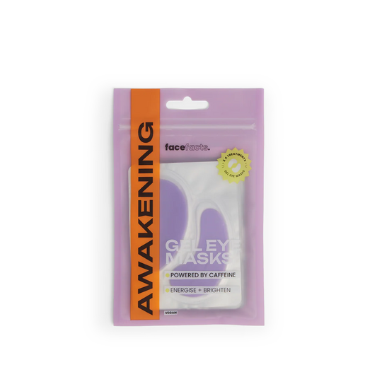 Face Facts Gel Eye Masks - Awakening Caffeine