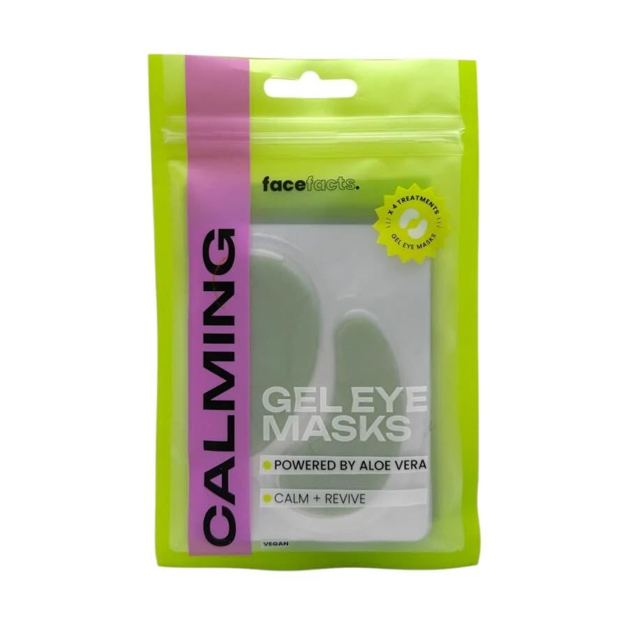 Face Facts Gel Eye Masks - Calming Aloe Vera