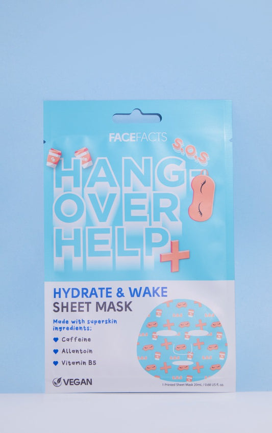 Face Facts Masque tissu pour le visage Hydrate & Wake Hangover Help