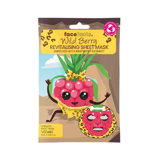 Face Facts Printed Sheet Masks - Wild Berry