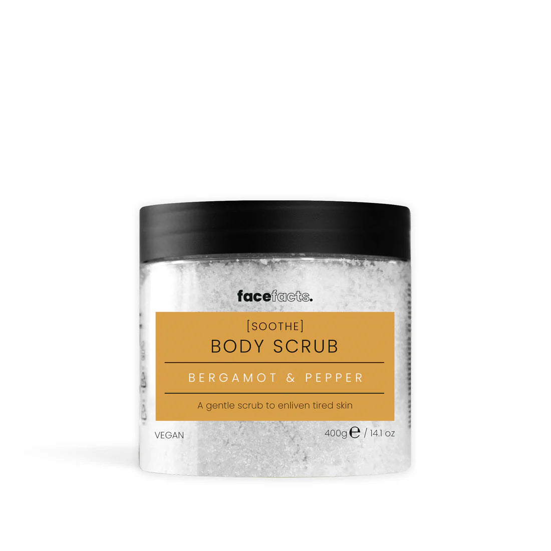 Face Facts Spa Body Scrub - Bergamot & Pepper