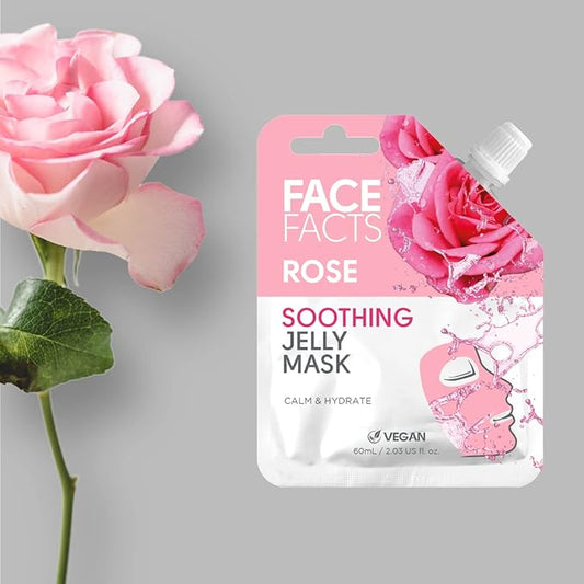 Masque facial relaxant - Rose Face Facts