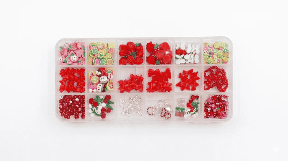 Mollylac - Décorations pour ongles — boîte mix, 100pcs