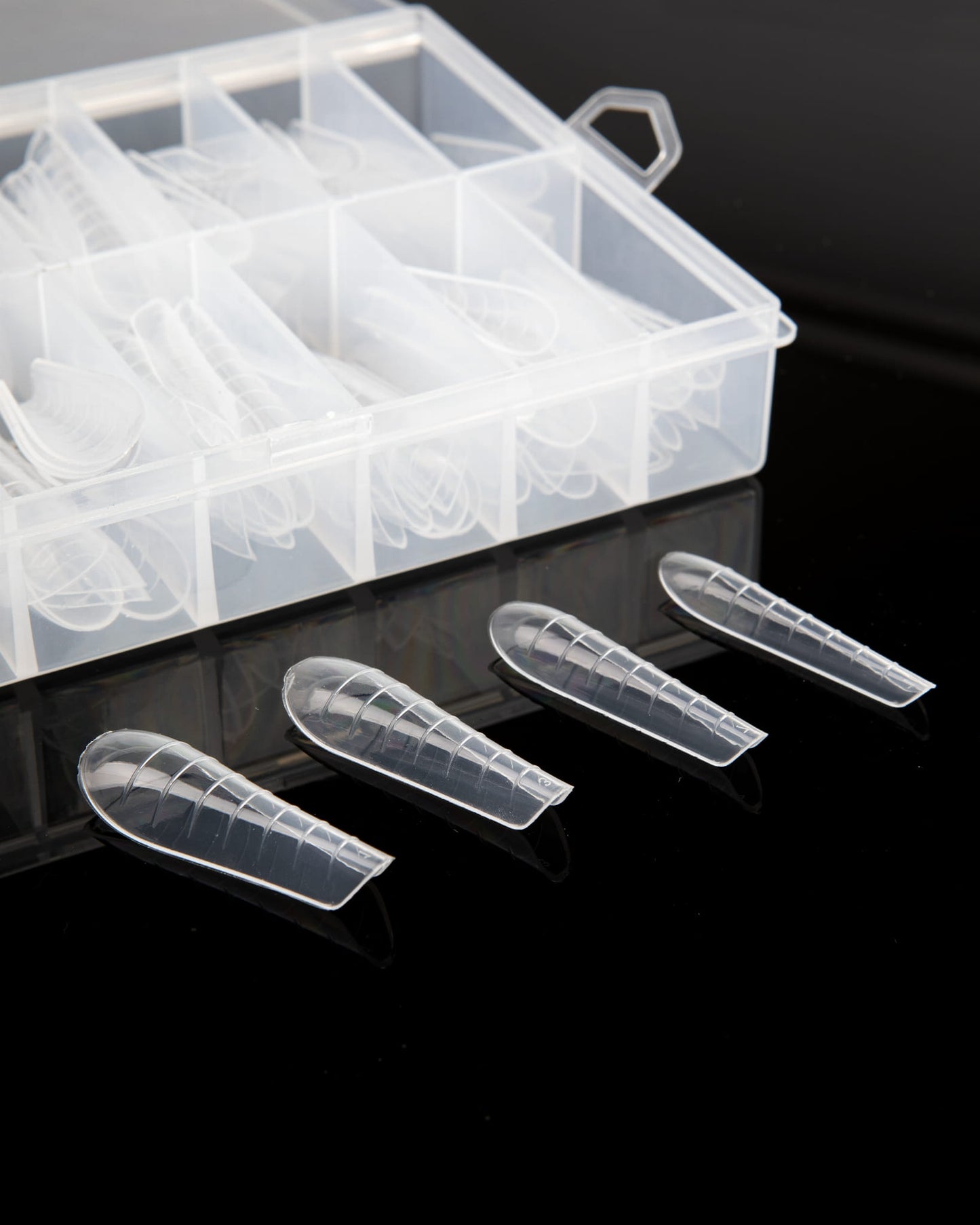 NC Dual Form Coffin-totally clear 120 pcs