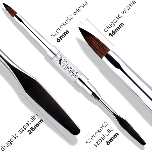 NC Pinceau pour acrylo-gel n° 6 / Acrylique UV