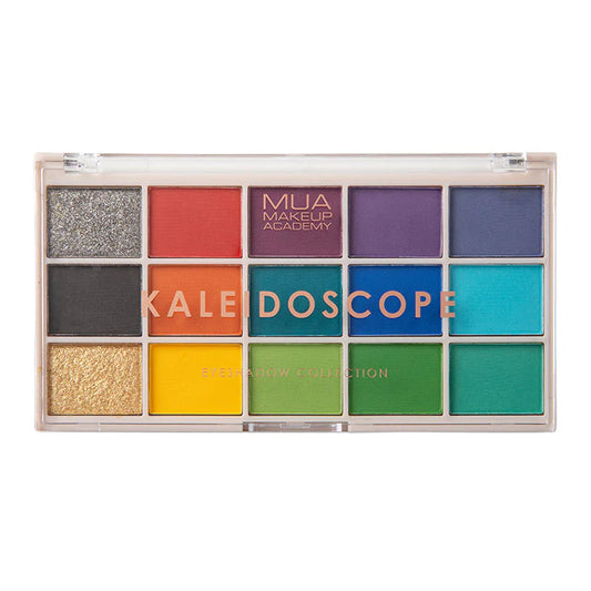 PALETTE DE FARDS À PAUPIÈRES MUA 15 NUANCES - KALEIDOSCOPE