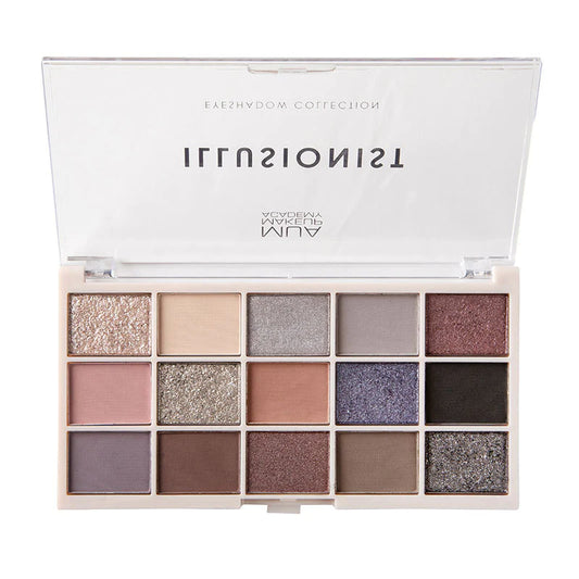 PALETTE POUR LES YEUX 15 NUANCES MUA ILLUSIONIST