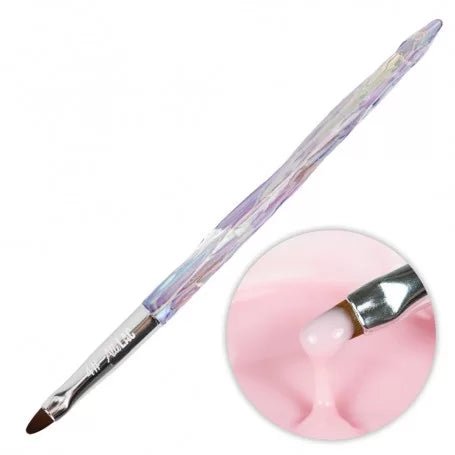 Pinceau gel ovale licorne AlleLac, N°4