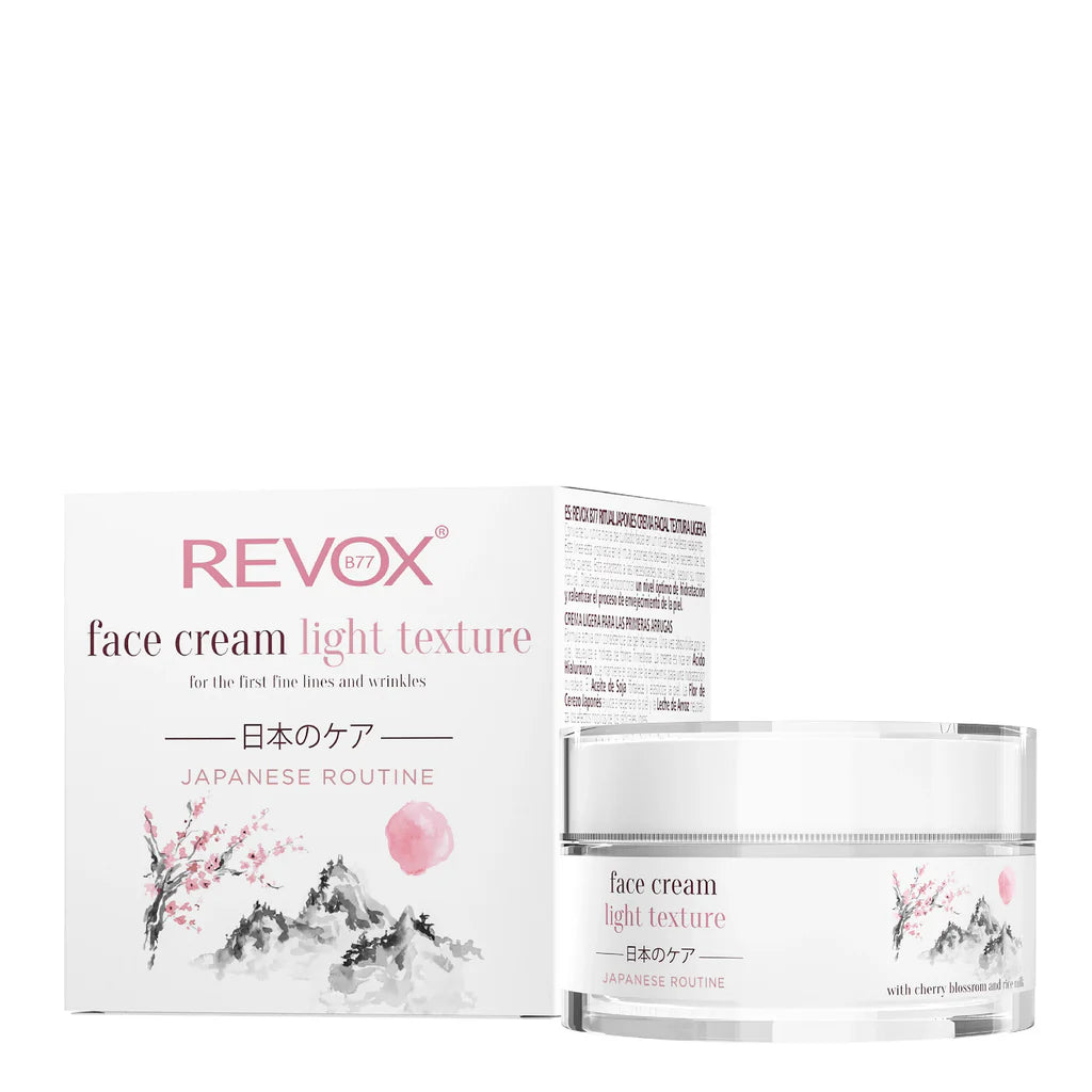 REVOX B77 JAPANESE RITUAL FACE CREAM LIGHT TEXTURE