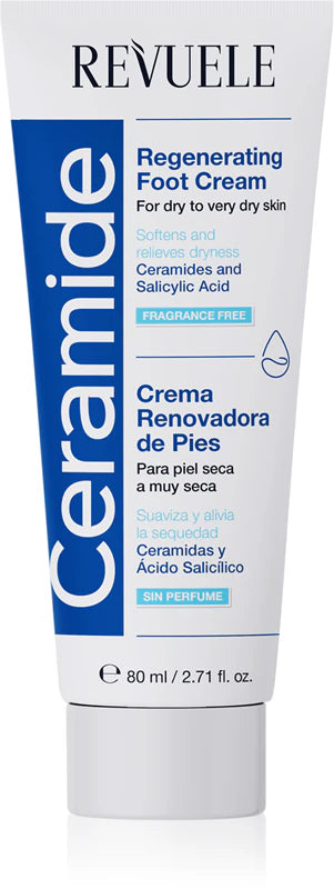 REVUELE CERAMIDE REGENERATING FOOT CREAM, 80 ml