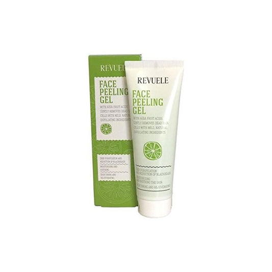 REVUELE FACE PEELING GEL WITH AHA FRUIT ACIDS 80ML