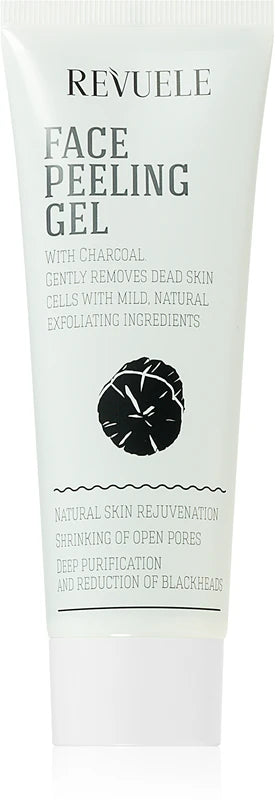 REVUELE FACE PEELING GEL WITH CHARCOAL 80ML