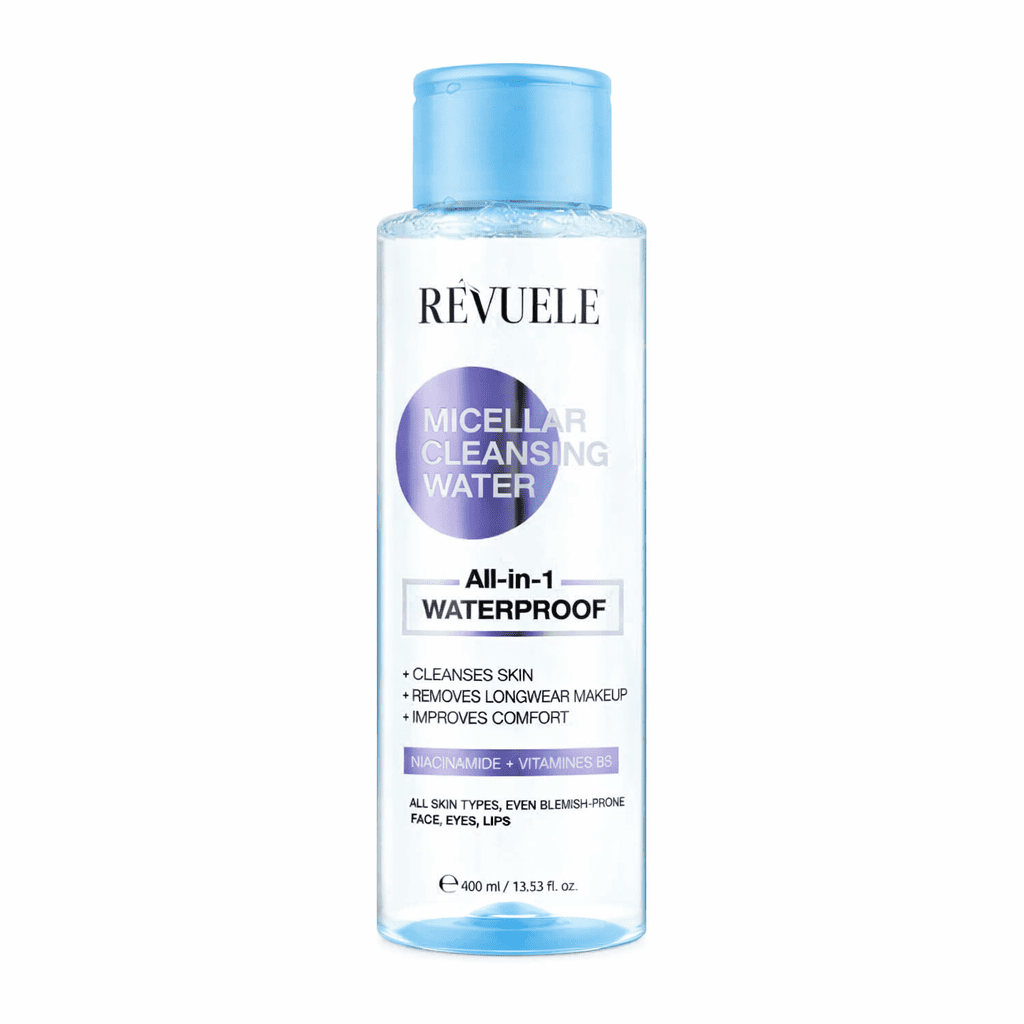 REVUELE MICELLAR CLEANSING WATER ALL-IN-1 WATERPROOF 400ML