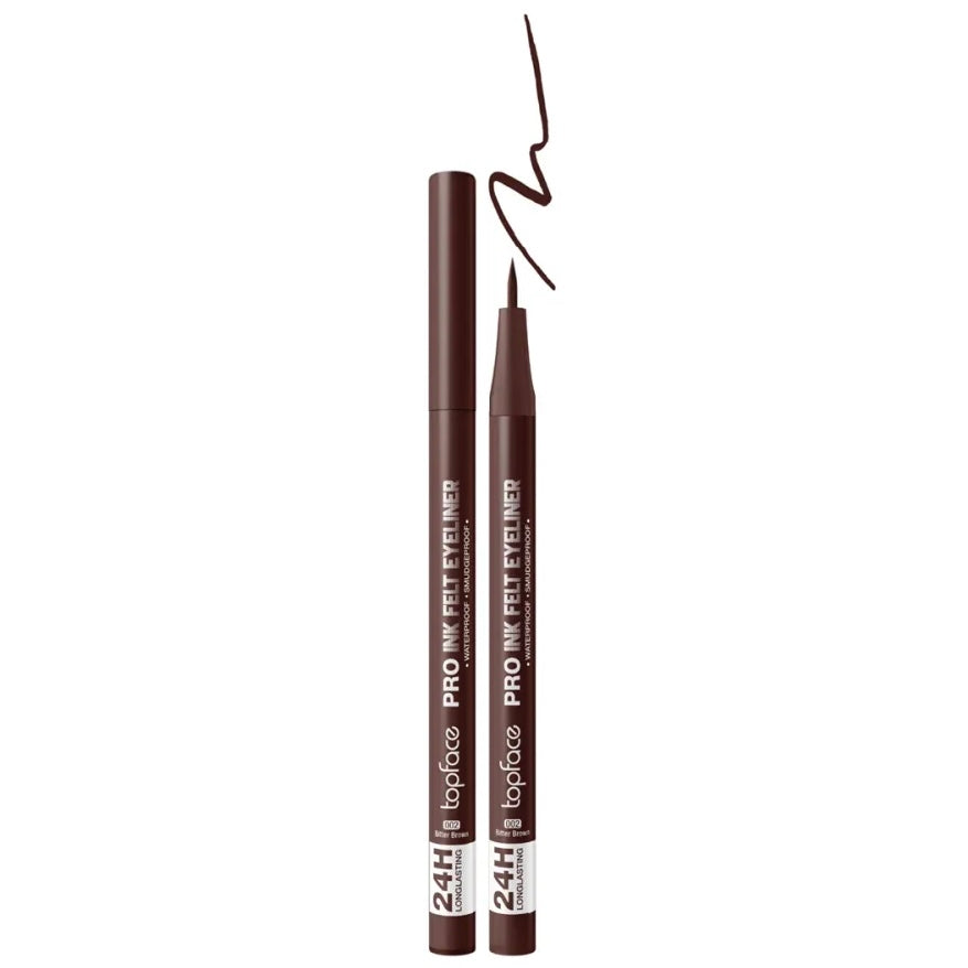 Topface Pro Ink Felt Eyeliner - Bitter Brown