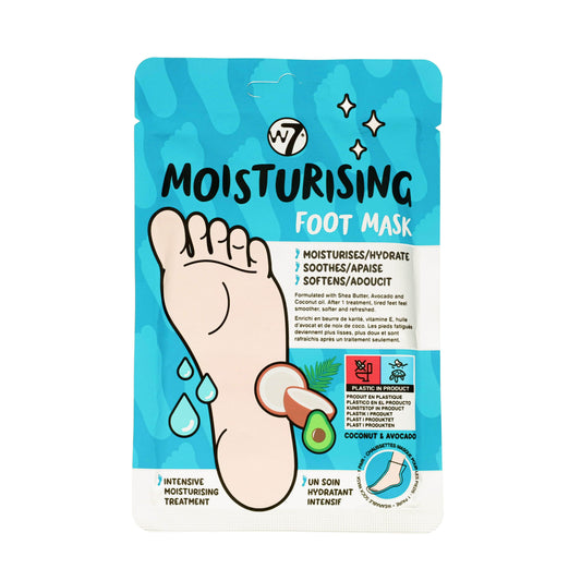 W7 Moisturizing Foot Mask - Coconut & Avocado