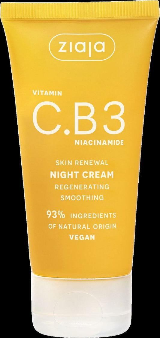 ZIAJA - Crème de nuit Niacinamid Vitamin C B3 50ml