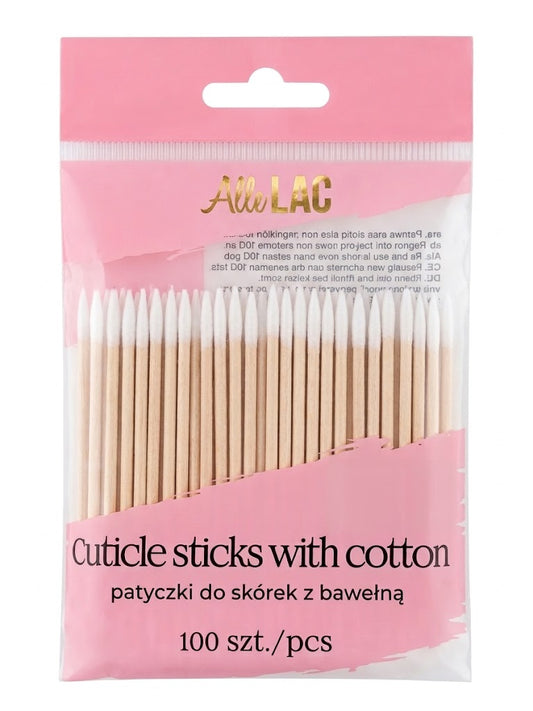 Bâtonnets hygiéniques en bois AlleLac — 100 pièces