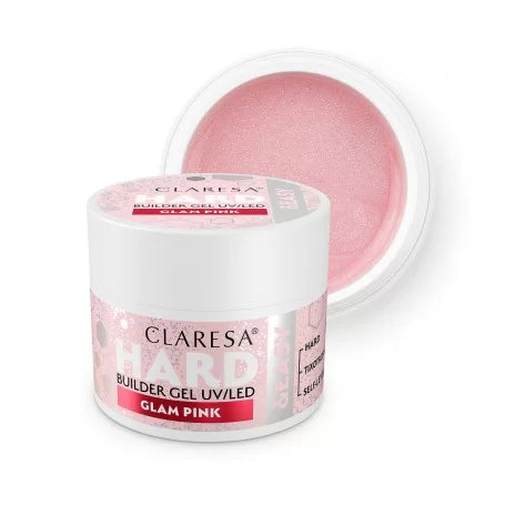 CLARESA HARD&EASY BUILDER GEL GLAM PINK 12g