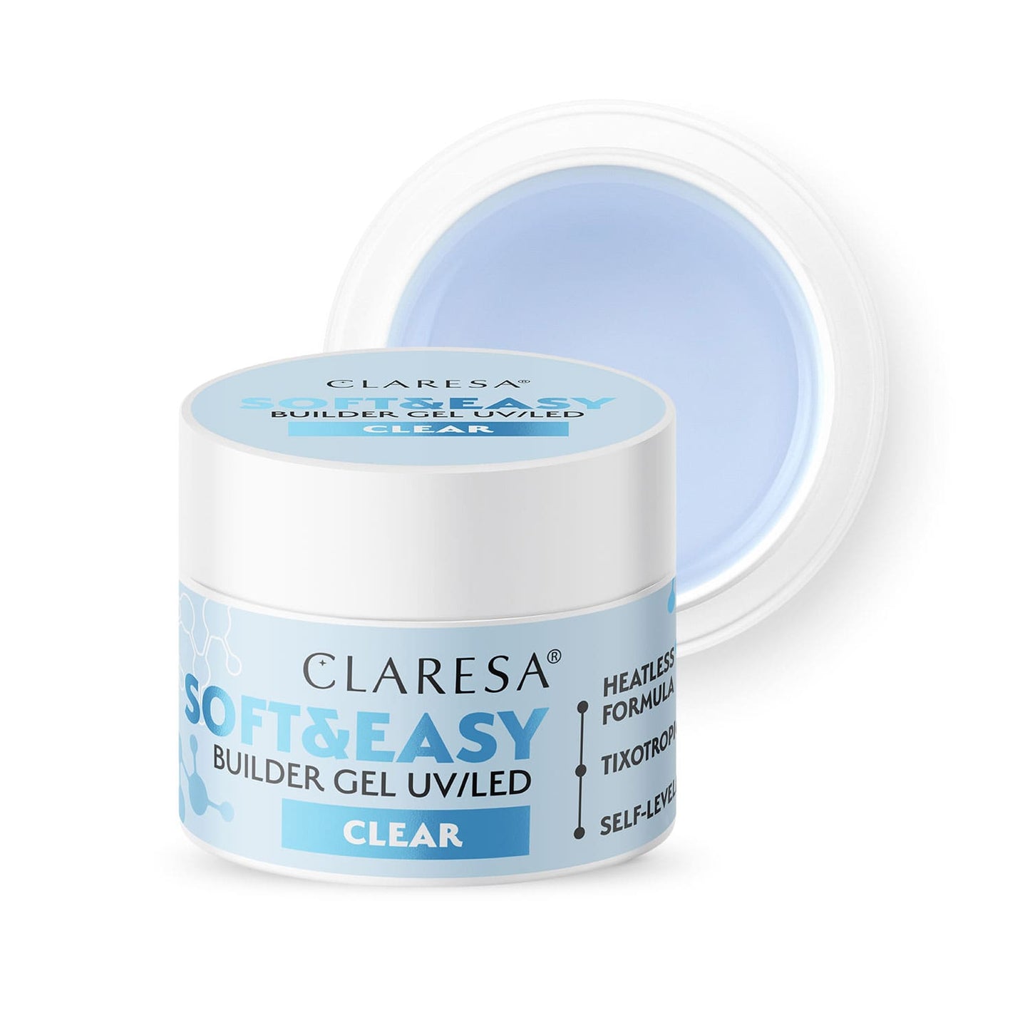 CLARESA SOFT&EASY BUILDER GEL CLEAR 45G