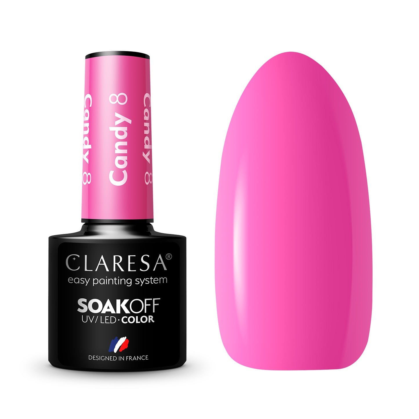 CLARESA Vernis semi permanent CANDY 8 -5g