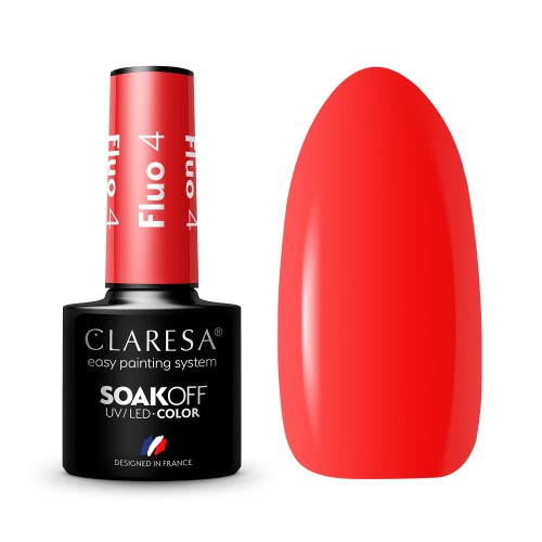 Claresa Vernis semi permanent Fluo 4