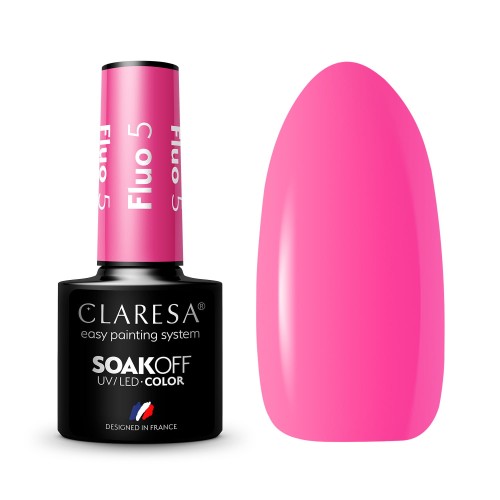 Claresa Vernis semi permanent FLUO 5- 5g