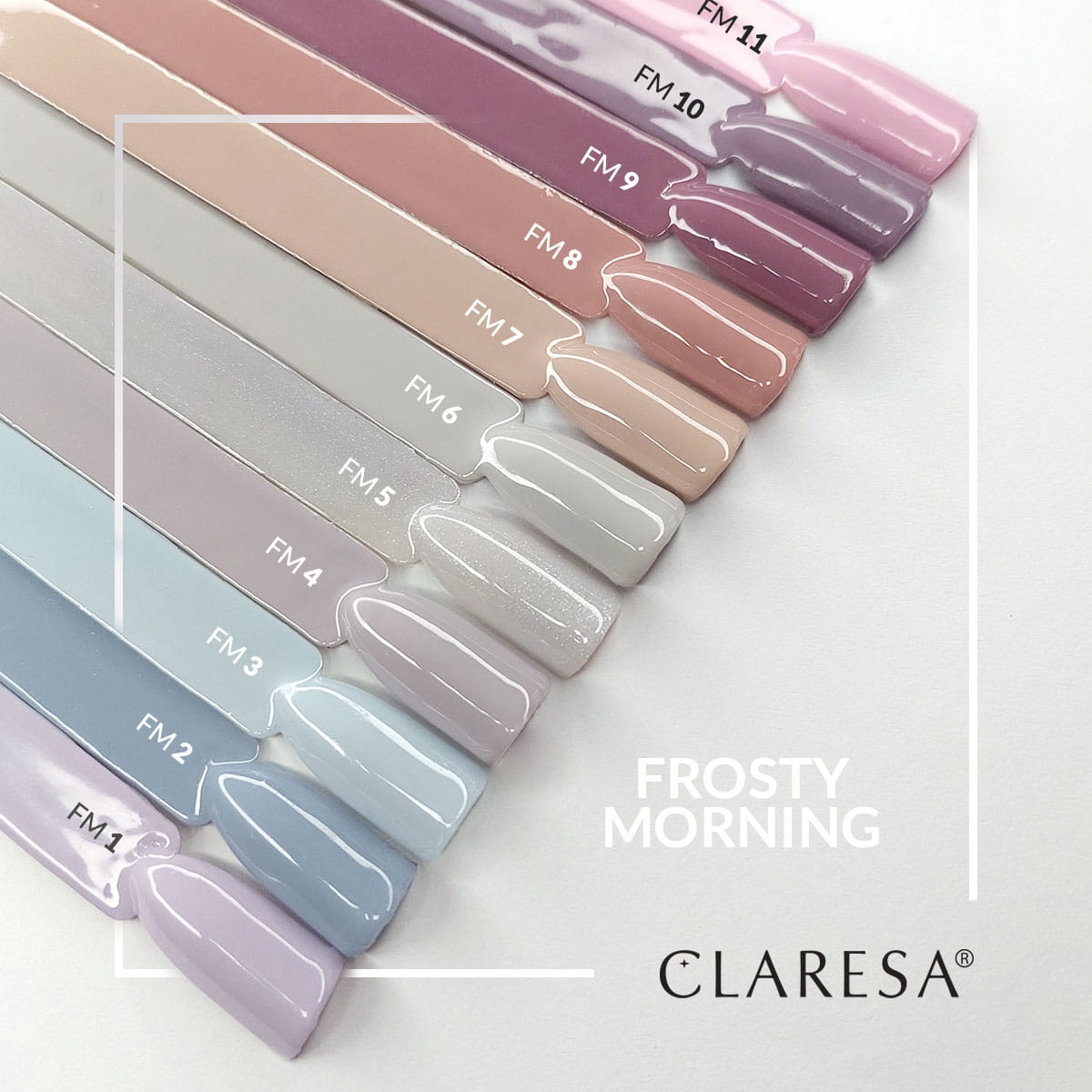 CLARESA Vernis semi permanent Frosty Morning 3 -5g