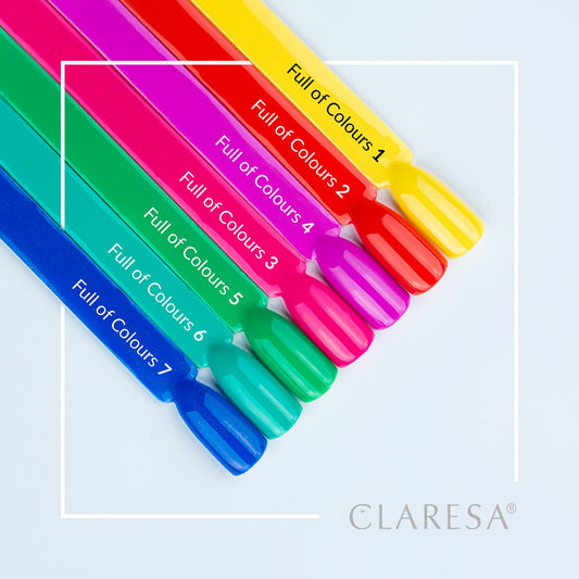 CLARESA Vernis semi permanent FULL OF COLOURS 3 5G