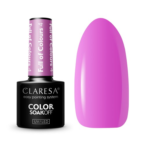 CLARESA Vernis semi permanent FULL OF COLOURS 4 5G