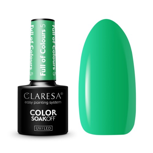 CLARESA Vernis semi permanent FULL OF COLOURS 5 5G