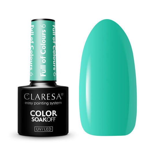 CLARESA Vernis semi permanent FULL OF COLOURS 6 5G