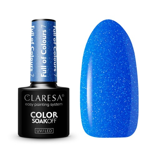 CLARESA Vernis semi permanent FULL OF COLOURS 7 5G