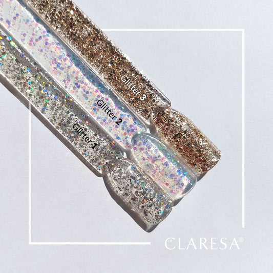 CLARESA Vernis semi permanent GLITTER 2 -5g