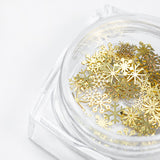 Décorations de Noël pour ongles, flocons de neige
