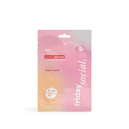 Face Facts Friday Social - Turbo Plump Biocellulose Masque - Collagen & Peptides