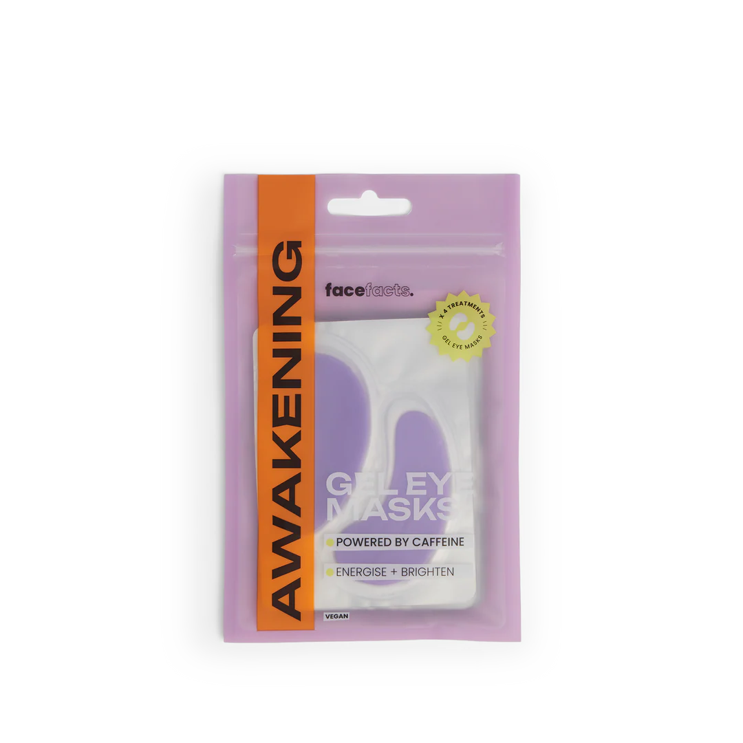 Face Facts Gel Eye Masks - Awakening Caffeine