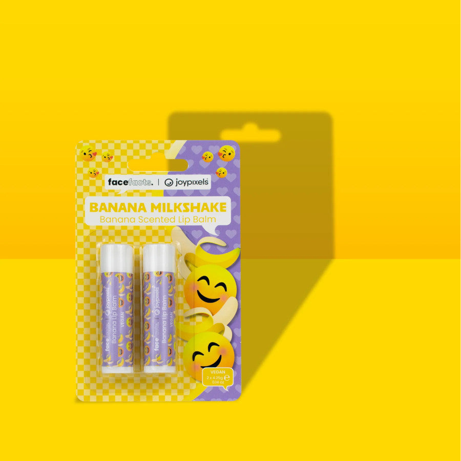 Face Facts Joypixels Lip Balms - Banana Milkshake