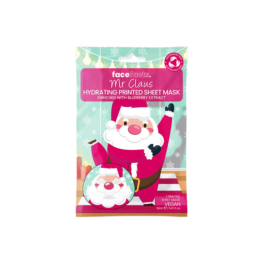 Face Facts XMAS Printed Sheet Mask - Mr Claus