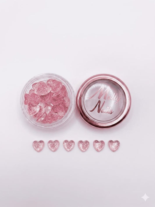 Mollylac - Décoration pour ongles coeurs 3D, N°3