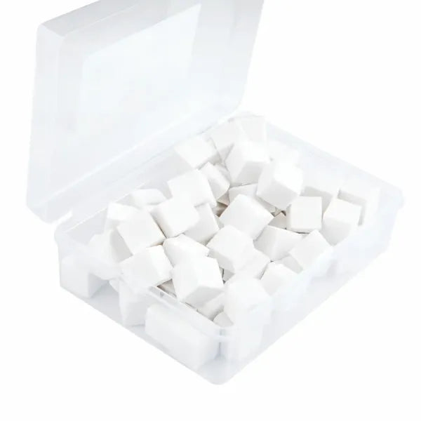 Mollylac - Mini éponge pour ombré 10x10x10 mm, blanche